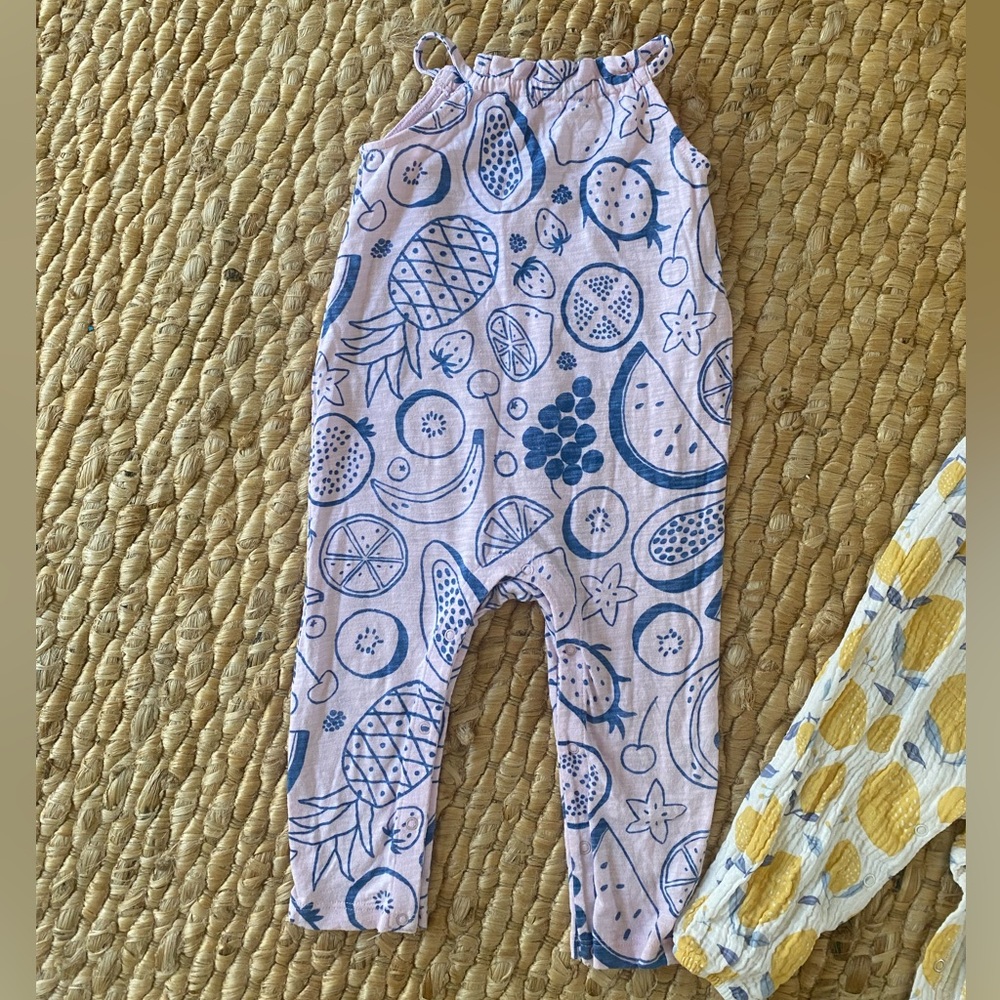 🍋🍉🍓 two fruit rompers - Picture 5 of 5
